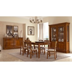 Vetrina 2 porte ripiani in cristallo art W304NS