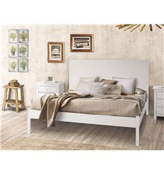 Letto singolo bianco opaco W735