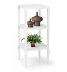 Libreria 2 ripiani bianco opaco W752