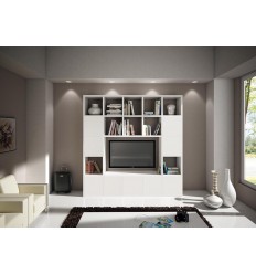 Libreria/Parete Moderna bianco frassinato W570/M 2